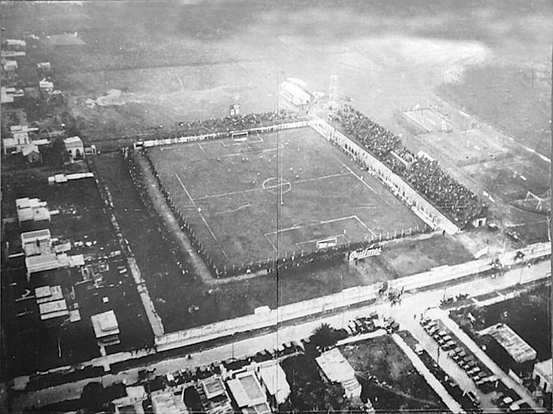 Vista aérea del estadio Ciudad de Lanús